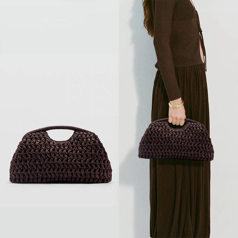 Women'S Bags Holiday - Borsa in paglia casual da spiaggia