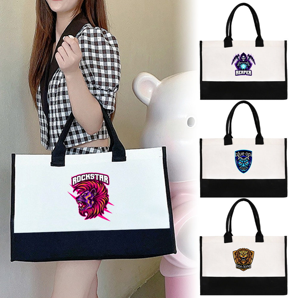 Women Bags Jute - Borsa da Spiaggia in Juta per
