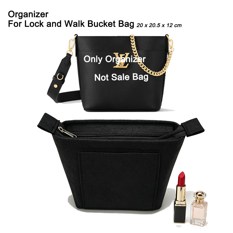 Women Bags Lv - Organizer con cerniera per borsa Lock