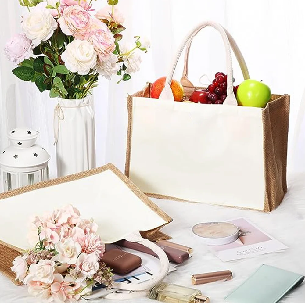 Borsa in iuta vintage Borsa pe - Women Bags Jute recensione e prezzo