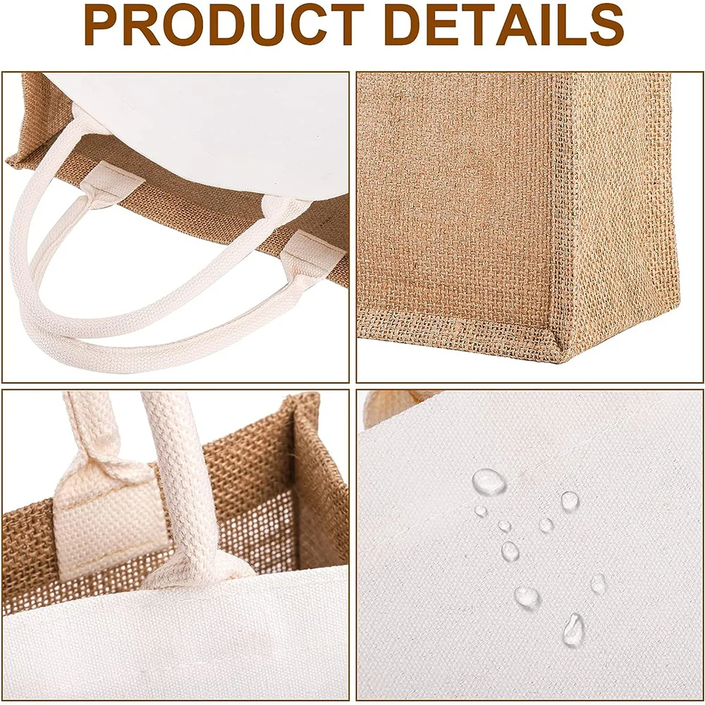Borsa Tote in Iuta Vintage Riu - Women Bags Jute recensione e prezzo