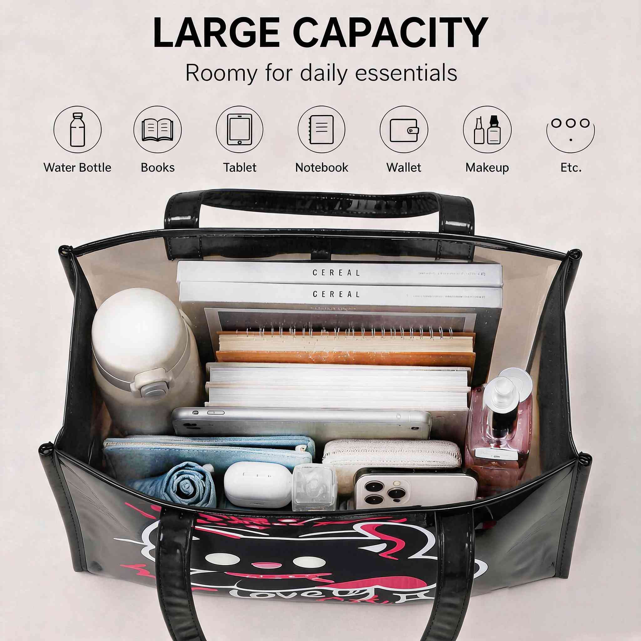 Borsa a Tracolla in PVC per Do - Women Bags Lv recensione e prezzo