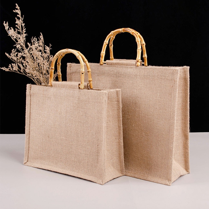 Borsa da Shopping portatile in - Women Bags Jute recensione e prezzo