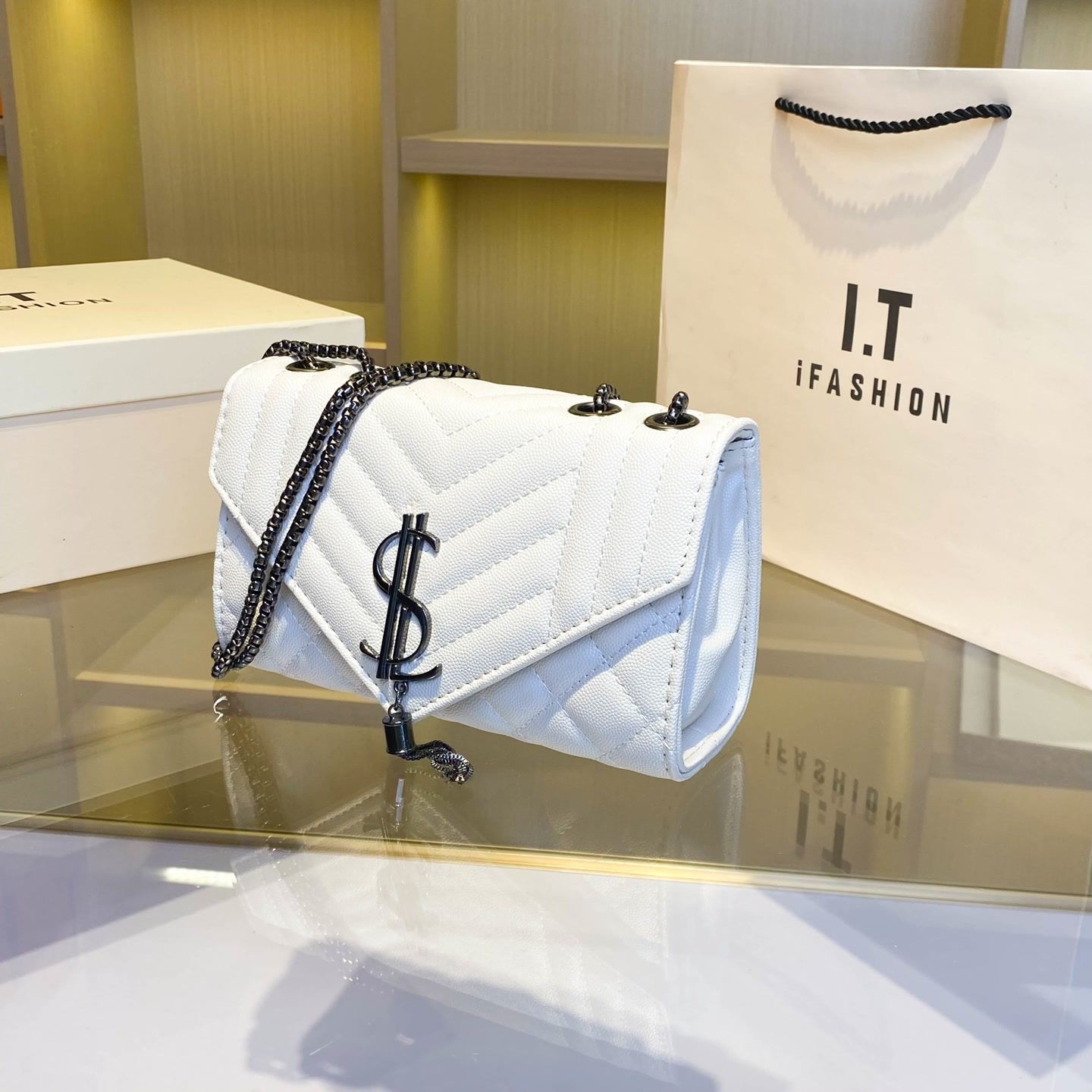 Borsa quadrata piccola da donn - Women Bags Ysl recensione e prezzo